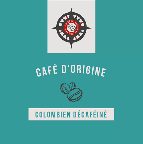 Colombien décaféiné - Café d'origine